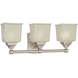 HUD2243PC Lakeland 3 Bulb Bathroom Lighting - Poilshed Chrome HUD2243PC Lakeland 3 Bulb Bathroom Lighting - Poilshed Chrome