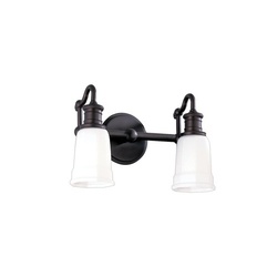 Bathroom Lighting (2 Bulbs) 13-3/4" Width Bathroom Lighting (2 Bulbs) 13-3/4" Width