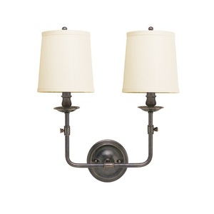 HUD172OB Logan Multi Bulb Wall Sconce - Old Bronze HUD172OB Logan Multi Bulb Wall Sconce - Old Bronze