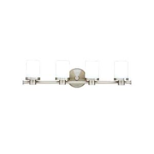 HUD2054SN Southport 4 or More Bulb Bathroom Lighting - Satin Nickel HUD2054SN Southport 4 or More Bulb Bathroom Lighting - Satin Nickel