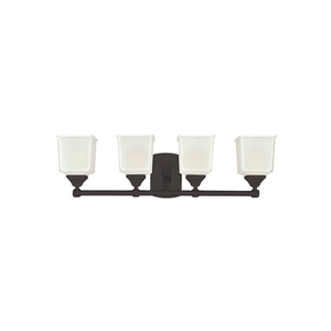 HUD2244OB Lakeland 4 or More Bulb Bathroom Lighting - Old Bronze HUD2244OB Lakeland 4 or More Bulb Bathroom Lighting - Old Bronze