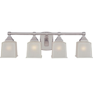 HUD2244PC Lakeland 4 or More Bulb Bathroom Lighting - Poilshed Chrome HUD2244PC Lakeland 4 or More Bulb Bathroom Lighting - Poilshed Chrome