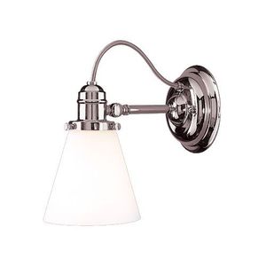 HUD2341PN Adjustables 1 Bulb Wall Sconce - Polished Nickel HUD2341PN Adjustables 1 Bulb Wall Sconce - Polished Nickel