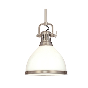 HUD2621SN Randolph Mini-Pendant Pendant Light - Satin Nickel HUD2621SN Randolph Mini-Pendant Pendant Light - Satin Nickel