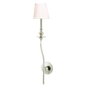 HUD321PN Monroe 1 Bulb Wall Sconce - Polished Nickel HUD321PN Monroe 1 Bulb Wall Sconce - Polished Nickel