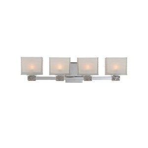 HUD4664PN Hartsdale 4 or More Bulb Bathroom Lighting - Polished Nickel HUD4664PN Hartsdale 4 or More Bulb Bathroom Lighting - Polished Nickel