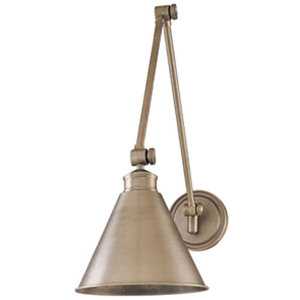 HUD4721AN Exeter Swing Arm Lamp - Antique Nickel HUD4721AN Exeter Swing Arm Lamp - Antique Nickel
