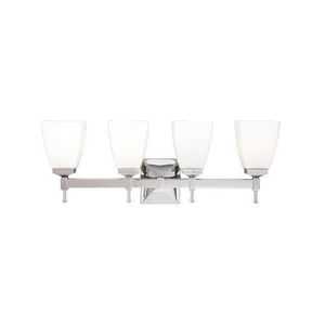 HUD654PC Kent 4 or More Bulb Bathroom Lighting - Polished Chrome HUD654PC Kent 4 or More Bulb Bathroom Lighting - Polished Chrome