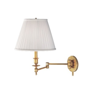 HUD6921AGB Newport Swing Arm Lamp - Aged Brass HUD6921AGB Newport Swing Arm Lamp - Aged Brass