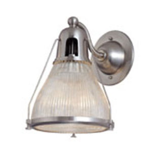 HUD7301SN Haverhill 1 Bulb Wall Sconce - Satin Nickel HUD7301SN Haverhill 1 Bulb Wall Sconce - Satin Nickel
