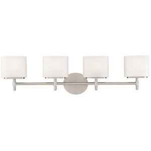 HUD8904SN Trinity 4 or More Bulb Bathroom Lighting - Satin Nickel HUD8904SN Trinity 4 or More Bulb Bathroom Lighting - Satin Nickel
