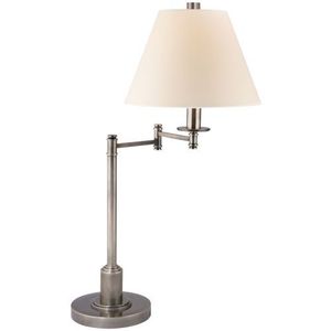 HUDL703AS Kennett Table Lamp - Aged Silver HUDL703AS Kennett Table Lamp - Aged Silver