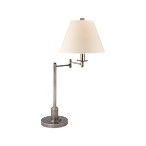 HUDL703ASWS Kennett Table Lamp - Aged Silver HUDL703ASWS Kennett Table Lamp - Aged Silver