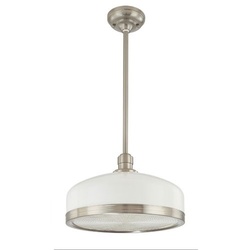 HUD3827SN Winslow Down Light Pendant Light - Satin Nickel HUD3827SN Winslow Down Light Pendant Light - Satin Nickel