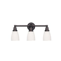 HUD863PC348M Historic 3 Bulb Bathroom Lighting - Polished Chrome HUD863PC348M Historic 3 Bulb Bathroom Lighting - Polished Chrome