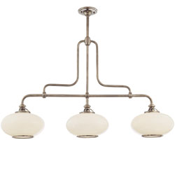 HUD9813PN Canton Linear Pendant Pendant Light - Polished Nickel HUD9813PN Canton Linear Pendant Pendant Light - Polished Nickel