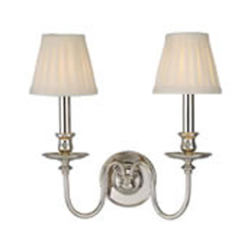 HUD4022PN Menlo Park Multi Bulb Wall Sconce - Polished Nickel HUD4022PN Menlo Park Multi Bulb Wall Sconce - Polished Nickel