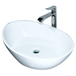 Vessel Style Bathroom Sink 22 x 14 x 6 Vessel Style Bathroom Sink 22 x 14 x 6
