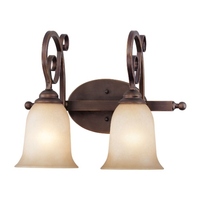 Bathroom Lighting (2 Bulbs) 16" Width Bathroom Lighting (2 Bulbs) 16" Width