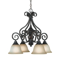 Mini Chandelier 24-1/2" Width Mini Chandelier 24-1/2" Width