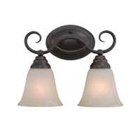 Bathroom Lighting (2 Bulbs) 13" Width Bathroom Lighting (2 Bulbs) 13" Width