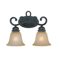 Bathroom Lighting (2 Bulbs) 16-1/2" Width Bathroom Lighting (2 Bulbs) 16-1/2" Width