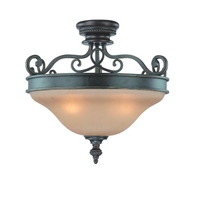 Semi Flush Mount 20-1/2" Width Semi Flush Mount 20-1/2" Width