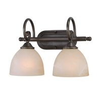 Bathroom Lighting (2 Bulbs) 15" Width Bathroom Lighting (2 Bulbs) 15" Width