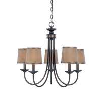 Mini Chandelier 22-1/2" Width Mini Chandelier 22-1/2" Width