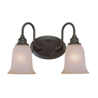 Bathroom Lighting (2 Bulbs) 16" Width Bathroom Lighting (2 Bulbs) 16" Width