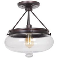 Semi Flush Mount 13-1/4" Width Semi Flush Mount 13-1/4" Width