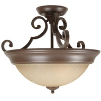 Semi Flush Mount 16-9/16" Width Semi Flush Mount 16-9/16" Width