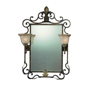 C25722BBZ De Vereaux Square / Rectangular Mirror - Burleson Bronze C25722BBZ De Vereaux Square / Rectangular Mirror - Burleson Bronze