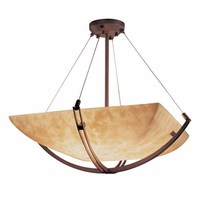 Up Light Pendant 24" Width Up Light Pendant 24" Width