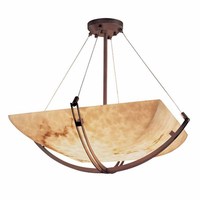 Up Light Pendant 48" Width Up Light Pendant 48" Width