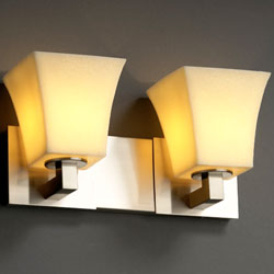 Bathroom Lighting (2 Bulbs) 15-1/2'' Width Bathroom Lighting (2 Bulbs) 15-1/2'' Width