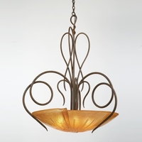 Up Light Pendant 37" Width Up Light Pendant 37" Width