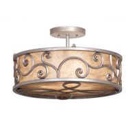 Semi Flush Mount 16-1/2" Width Semi Flush Mount 16-1/2" Width