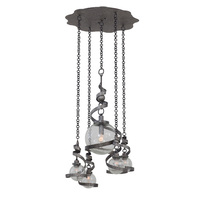Multi Light Pendant 28" Width Multi Light Pendant 28" Width