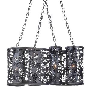K2535EB Ophelia Multi Light Pendant Light - Ebony K2535EB Ophelia Multi Light Pendant Light - Ebony