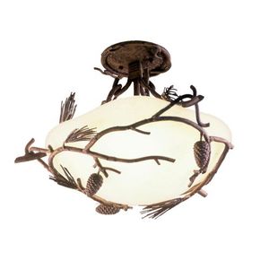 K5027PD Ponderosa Semi Flush Mount Ceiling Light - Ponderosa K5027PD Ponderosa Semi Flush Mount Ceiling Light - Ponderosa