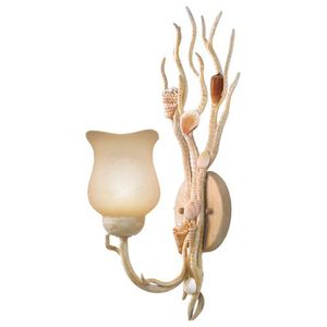 K6075CR Atlantis 1 Bulb Wall Sconce - Coral K6075CR Atlantis 1 Bulb Wall Sconce - Coral