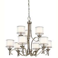 Mid Sized Chandelier 34-1/4" Width Mid Sized Chandelier 34-1/4" Width