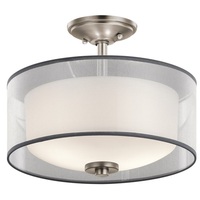 Semi Flush Mount 13-1/2" Width Semi Flush Mount 13-1/2" Width