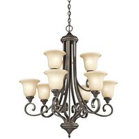 Mid Sized Chandelier 33-1/2" Width Mid Sized Chandelier 33-1/2" Width