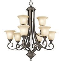 Mid Sized Chandelier 33-1/4" Width Mid Sized Chandelier 33-1/4" Width