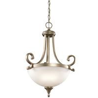 Up Light Pendant 17-1/2" Width Up Light Pendant 17-1/2" Width