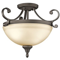 Semi Flush Mount 17-1/4" Width Semi Flush Mount 17-1/4" Width