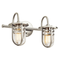 Bathroom Lighting (2 Bulbs) 17-1/2" Width Bathroom Lighting (2 Bulbs) 17-1/2" Width