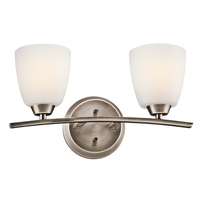 Bathroom Lighting (2 Bulbs) 17" Width Bathroom Lighting (2 Bulbs) 17" Width